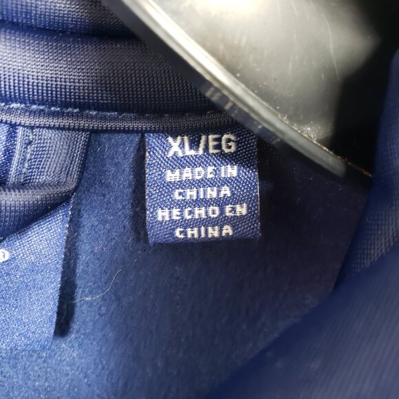 4HER NBA Washington Wizards Zip Up Track Suit Jacket XL Womens Glitter Blue Red - Picture 9 of 10